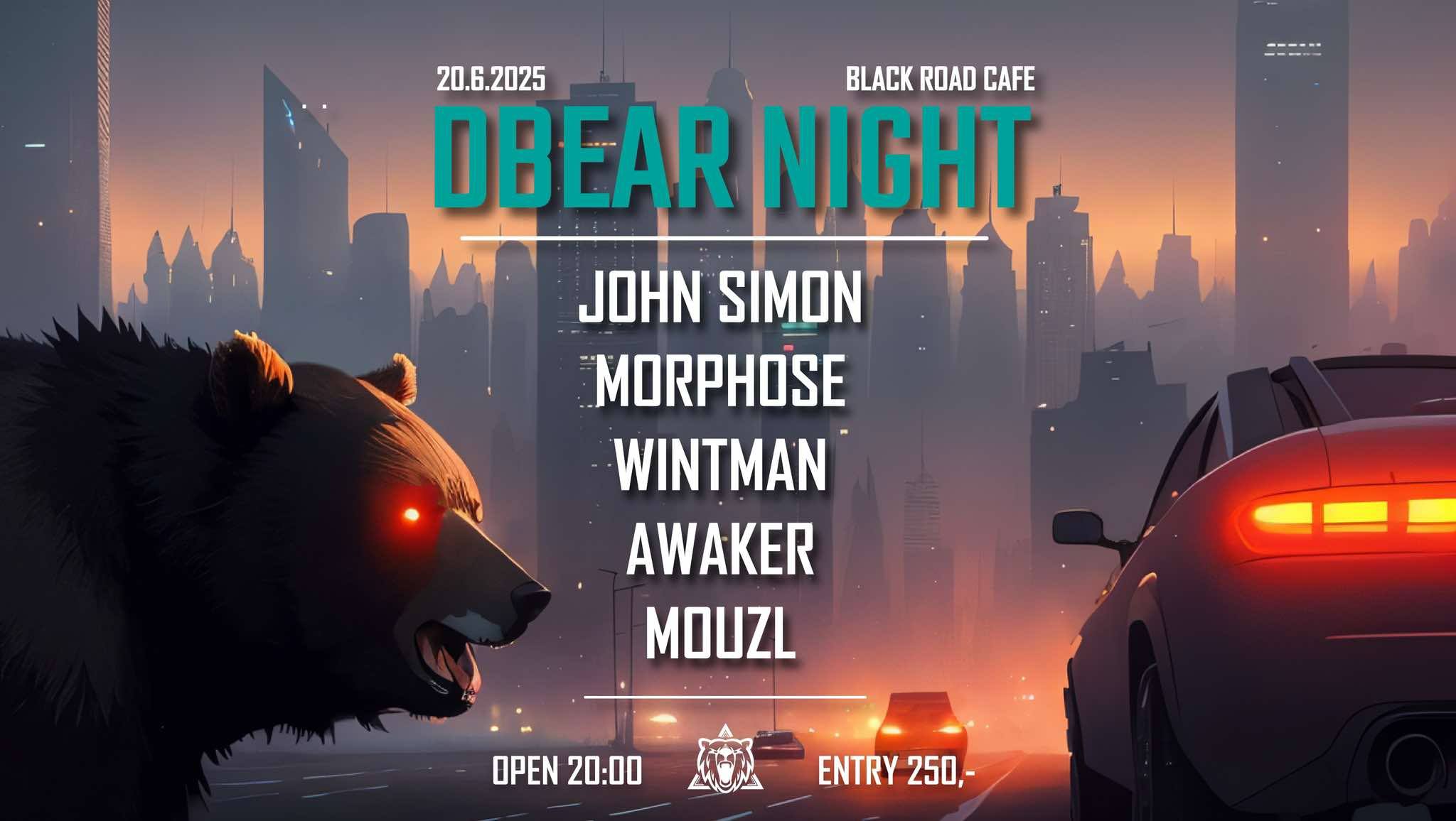 Dbear Night v Black Road Cafe na Kladně (DNB)