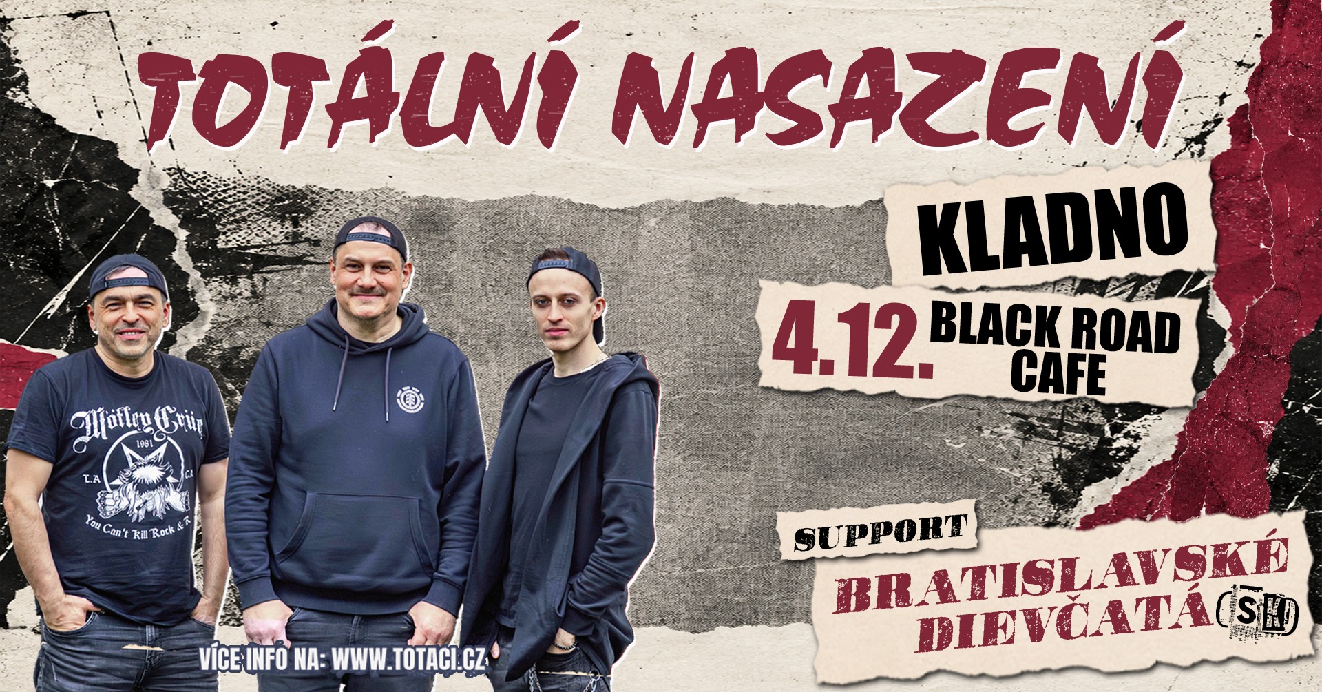 Totální nasazení a Bratislavské Dievčatá (SK) - Kladno